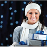 girl with presents